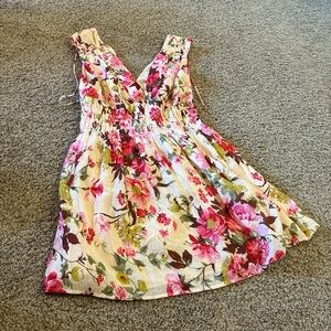 Abercrombie & Fitch Floral Dress - Pink and Green